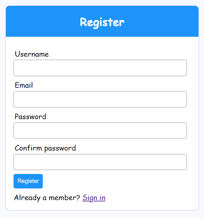 Php Login Register Example