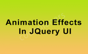 Animation Effects In JQuery UI - Animation Effects JQuery Ui