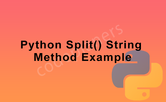 Python Split String Method Example Python Split String